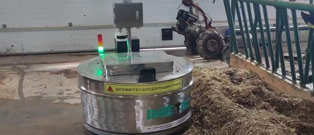 The pusher robot exported to Russia was successfully commissioned