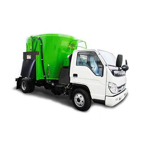 Mixer-spreader truck